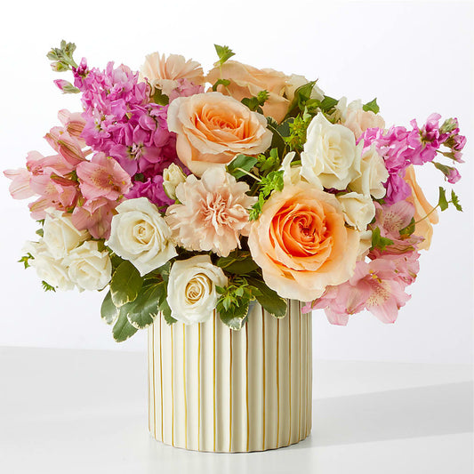 Paradise Bouquet with Ivory Vase –  Maplewood Florist, Maplewood NJ
