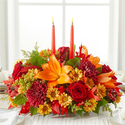 Autumn's Embrace Centerpiece –  Maplewood Florist, Maplewood NJ