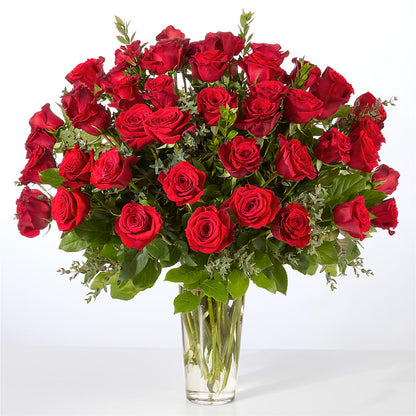 Forever Yours Fifty Stem Red Rose Bouquet –  Maplewood Florist, Maplewood NJ