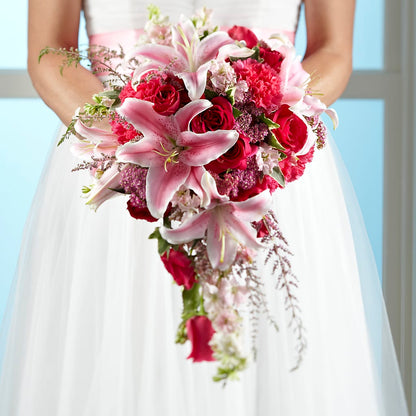 Lily & Rose Bouquet –  Maplewood Florist, Maplewood NJ