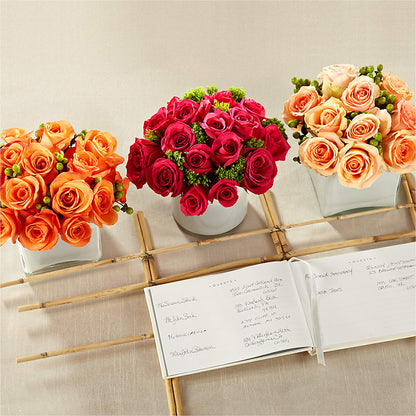 Dawn Rose Centerpiece –  Maplewood Florist, Maplewood NJ