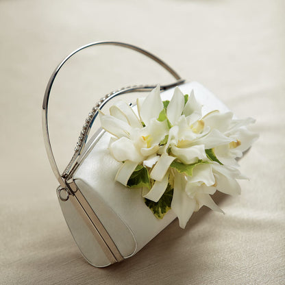 White Purse Decor –  Maplewood Florist, Maplewood NJ