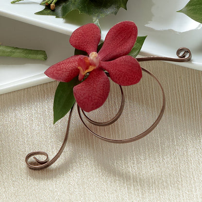 Red Mokara Boutonniere –  Maplewood Florist, Maplewood NJ